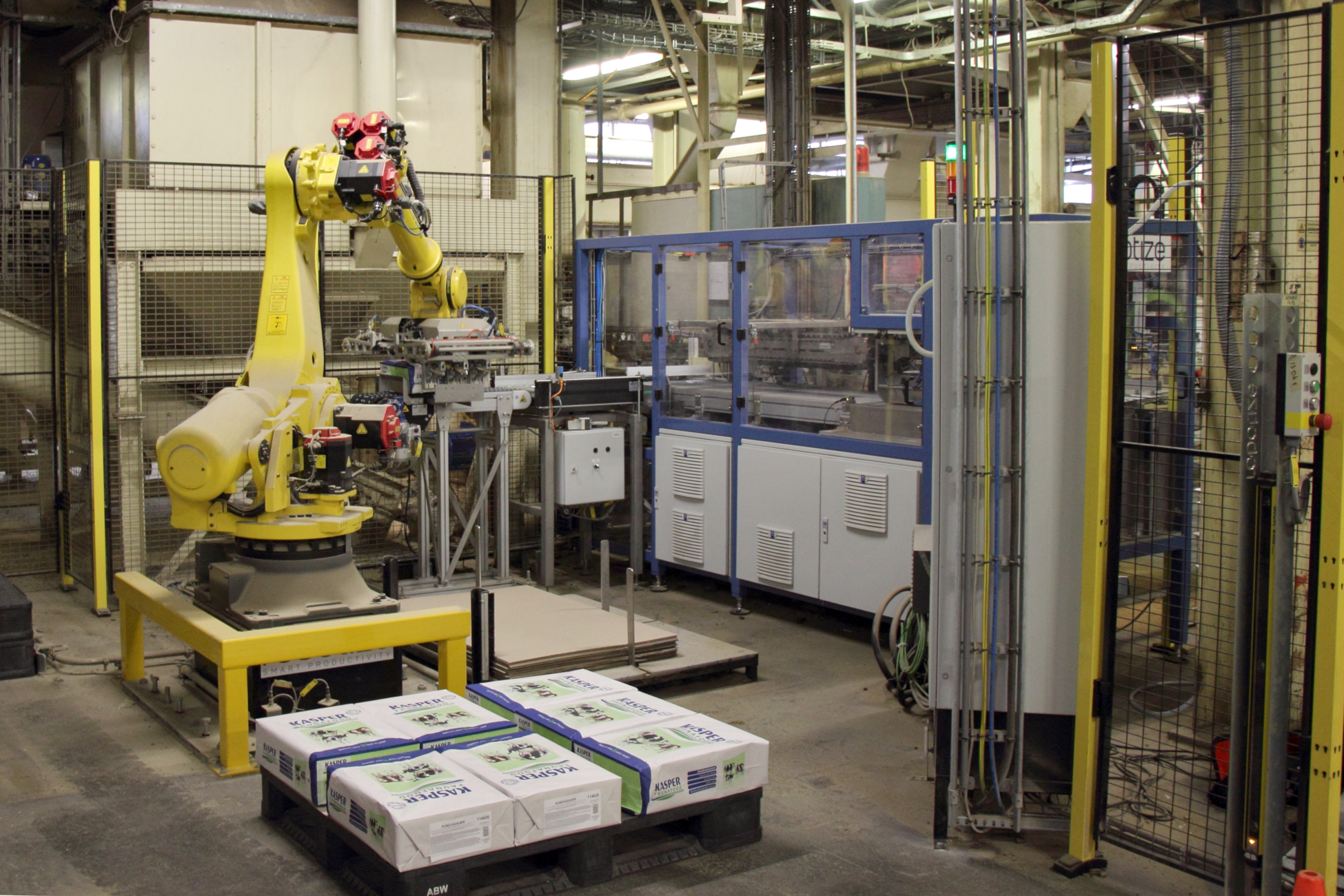 Inpakken en palletiseren - Productieautomatisering - Automatiseringsoplossing - Robotize